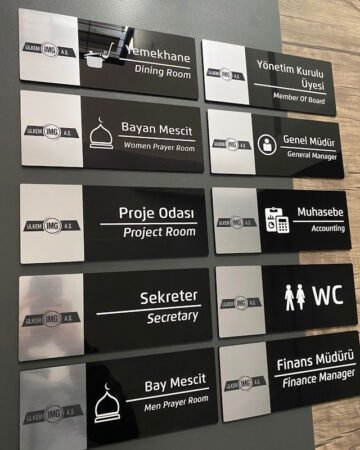 Ofis tabelası – modern ofis dekorasyonu