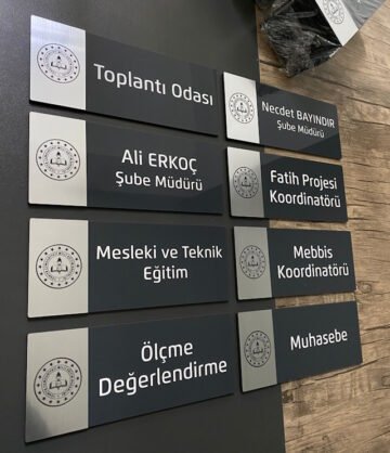 Kapı numarası – otel odaları için estetik numara